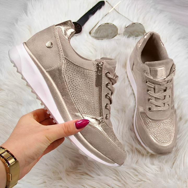 Deborah™ | Orthopedic Wedge Sneakers with Side Zipper