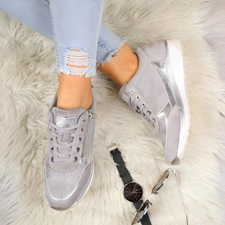 Deborah™ | Orthopedic Wedge Sneakers with Side Zipper