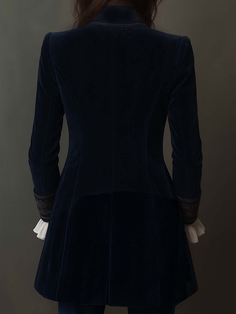 Gabrielle™ | Embroidered Longline Jacket