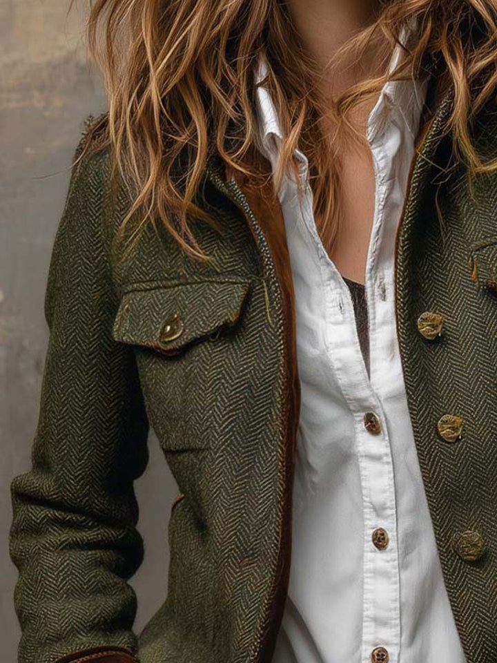 Rachel™ | Heritage Herringbone Jacket