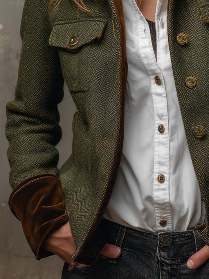 Rachel™ | Heritage Herringbone Jacket