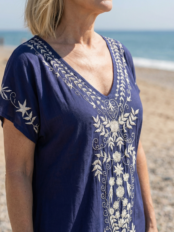 Elyra | Light Drape Midi Dress