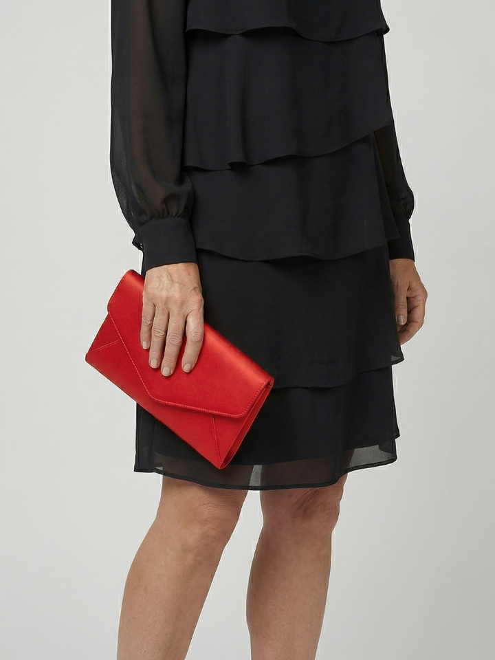 Kirax | Clean Layered Knee Length Dress