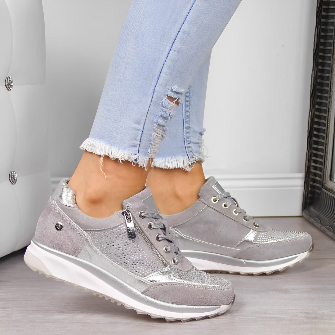 Deborah™ | Orthopedic Wedge Sneakers with Side Zipper