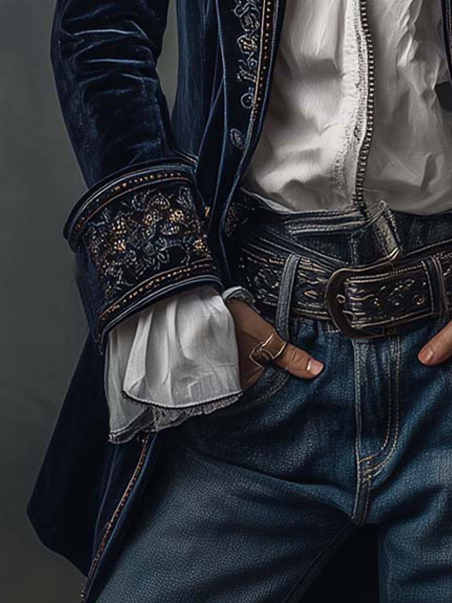 Gabrielle™ | Embroidered Longline Jacket
