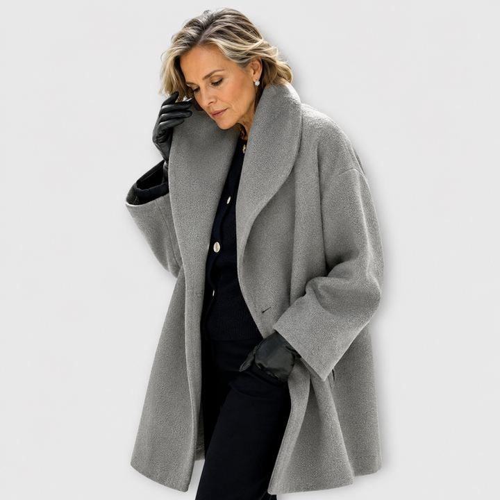 Brigitta™ | Oversized Wide-Collar Winter Coat