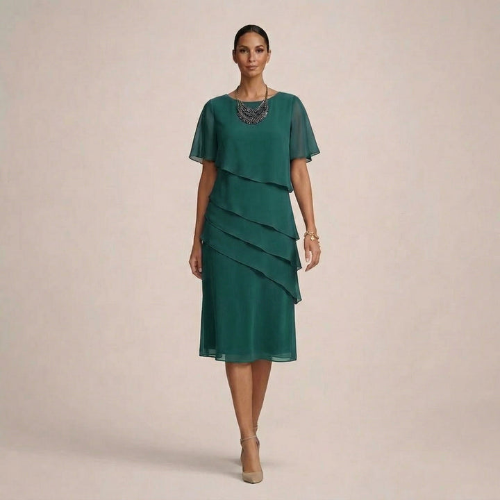 MARA | Elegant Ruffle Dress with Flattering Comfort