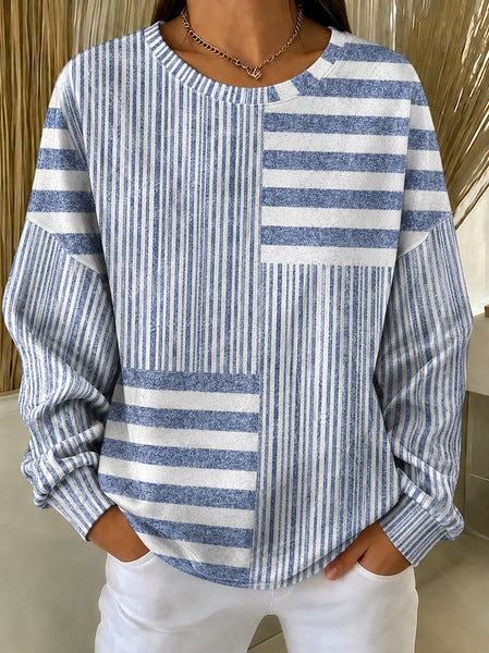 Juniper | Relaxed Striped Sweatshirt