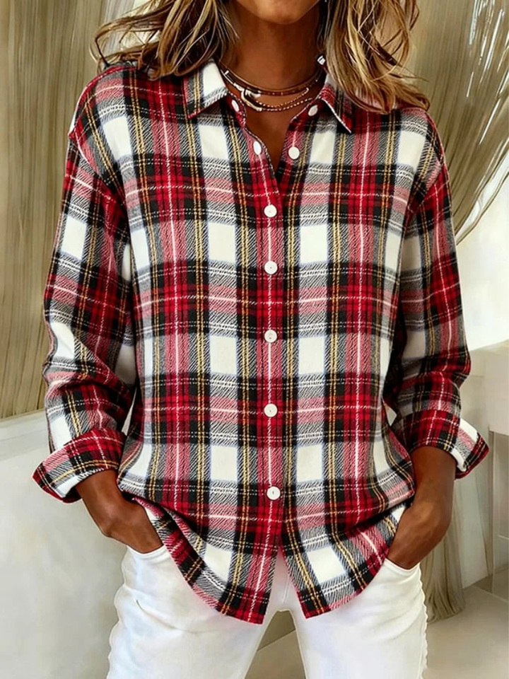 Camille™ | Plaid Cardigan