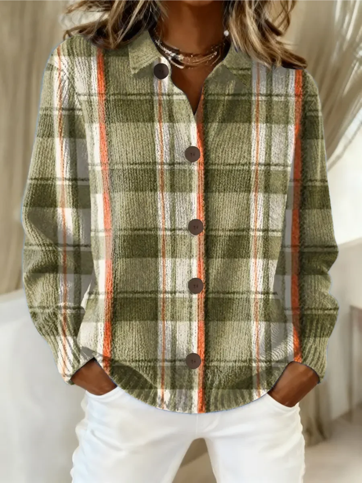 Camille™ | Plaid Cardigan
