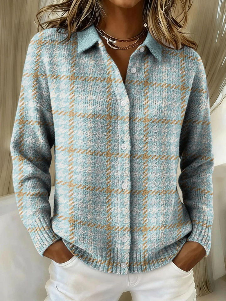 Camille™ | Plaid Cardigan