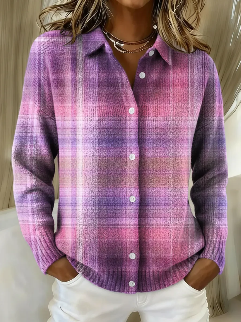 Camille™ | Plaid Cardigan