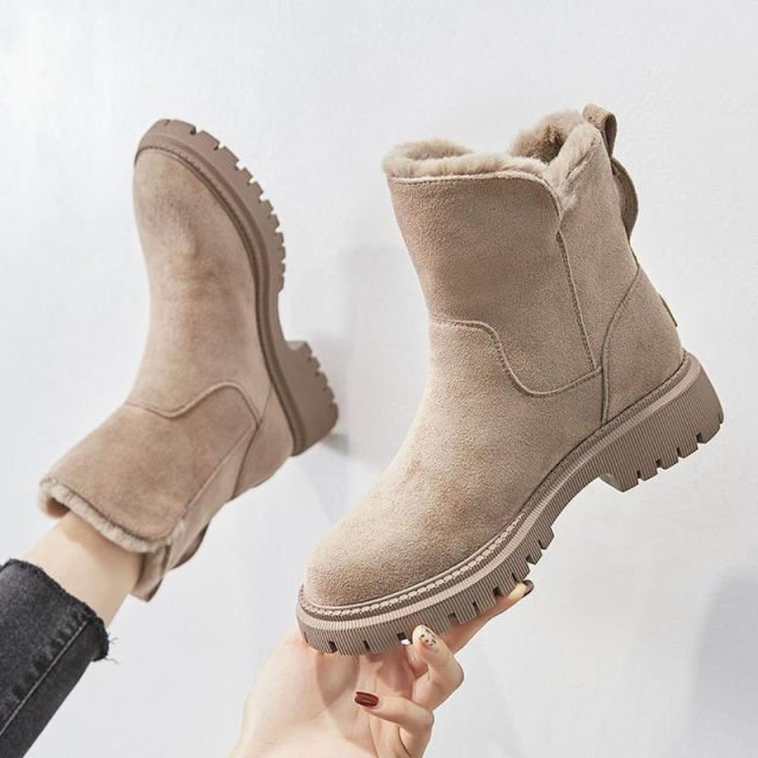 Women's Warm Fur Waterproof Winter Boots
