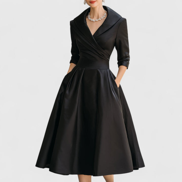 Teresa™ | Midi dress with an elegant cut and a flattering silhouette
