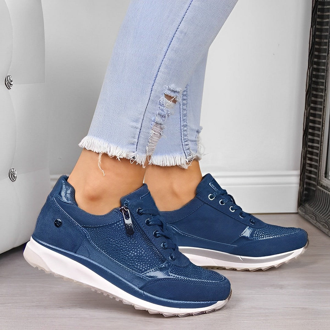 Deborah™ | Orthopedic Wedge Sneakers with Side Zipper