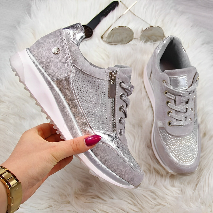 Deborah™ | Orthopedic Wedge Sneakers with Side Zipper