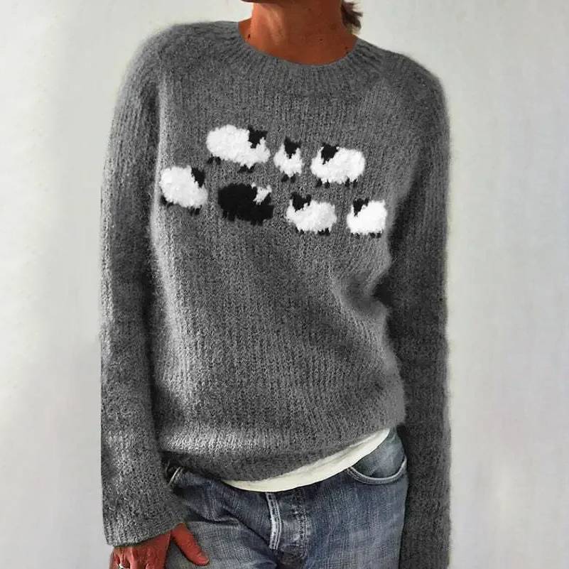 Lois | Comfortable Cute Sheep Sweater