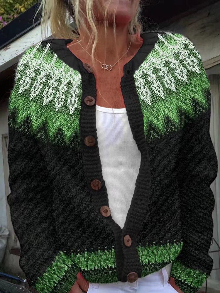 VENDELA™ | FEATHER YOKE CARDIGAN