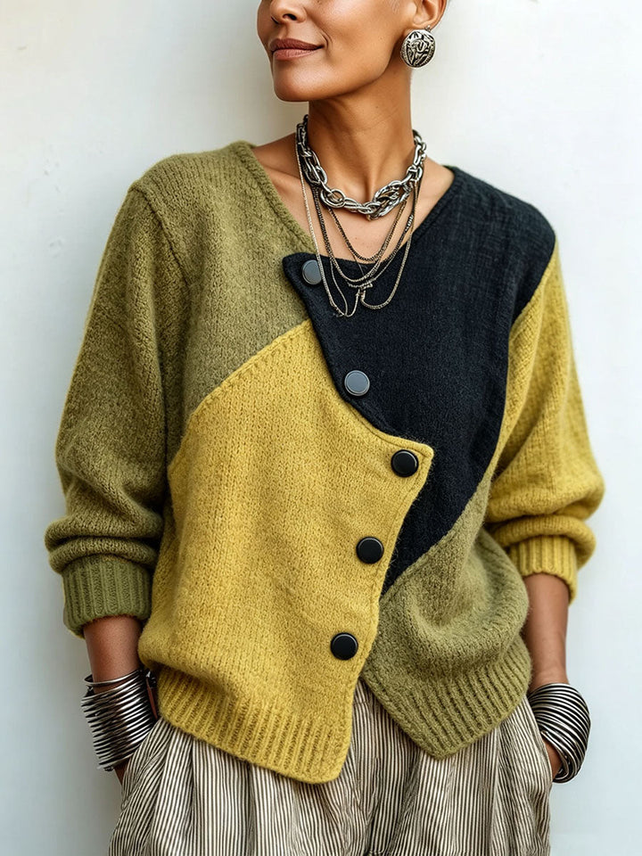 Weston™ | Color-Block Knit Sweater