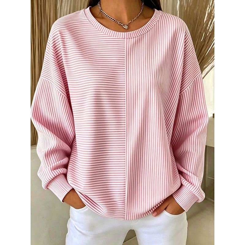 Juniper | Relaxed Striped Sweatshirt